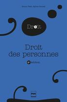 Couverture du livre « Droit des personnes (4e édition) » de Bruno Petit et Sylvie Rouxel aux éditions Pu De Grenoble
