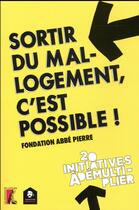 Couverture du livre « Sortir du mal logement c'est possible » de  aux éditions Editions De L'atelier