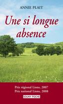 Couverture du livre « Une si longue absence » de Annie Plait aux éditions Lucien Souny