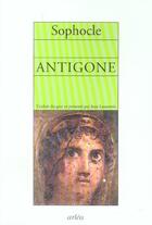 Couverture du livre « Antigone » de Sophocle aux éditions Arlea