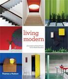Couverture du livre « Living modern - the sourcebook of contemporary interiors (compact edition) » de Richard Powers aux éditions Thames & Hudson