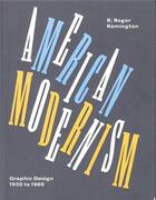 Couverture du livre « American modernism - graphic design 1920 - 1960 (mini) » de Remington R Roger aux éditions Laurence King