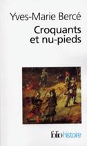 Couverture du livre « Croquants et nu-pieds » de Yves-Marie Berce aux éditions Gallimard