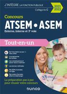 Couverture du livre « Concours ATSEM/ASEM ; externe, interne, 3e voie ; tout-en-un (édition 2021/2022) » de Corinne Pelletier aux éditions Dunod