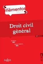 Couverture du livre « Droit civil général (19e édition) » de Philippe Bihr aux éditions Dalloz