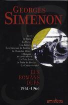 Couverture du livre « Les romans durs t.11 ; 1961-1966 » de Georges Simenon aux éditions Omnibus