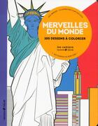 Couverture du livre « Merveilles du monde ; aux sources du bien-être avec le coloriage » de Eric Marson et Alain Guilloux aux éditions Solar