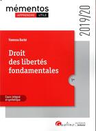 Couverture du livre « Droit des libertes fondamentales » de Vanessa Barbe aux éditions Gualino
