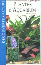 Couverture du livre « Plantes D'Aquarium » de Robert Allgayer aux éditions Artemis