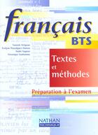 Couverture du livre « Francais textes bts eleve 99 » de Artignan/Bouthier aux éditions Nathan
