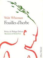 Couverture du livre « Feuilles d'herbe » de Whitman-W+Ferri-M aux éditions Albin Michel