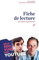 Couverture du livre « Fiche de lecture » de Sacha Behar et Augustin Shackelpopoulos aux éditions Marabout
