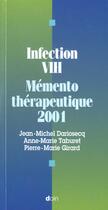 Couverture du livre « Memento therapeutique 2001 infection a vih » de Taburet/Girard aux éditions Doin