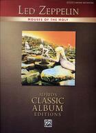 Couverture du livre « Led Zeppelin houses of the holy guitar tab » de Led Zeppelin aux éditions Alfred