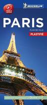 Couverture du livre « Paris - plan de ville plastifie » de Collectif Michelin aux éditions Michelin