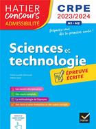 Couverture du livre « Sciences et techno - crpe 2023-2024 - epreuve ecrite d'admissibilite » de Laruelle-Detroussel aux éditions Hatier