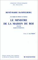 Couverture du livre « Ministre De La Maison » de R-M Rampelberg aux éditions Economica