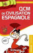 Couverture du livre « QCM de civilisation espagnole » de Maribel Molio aux éditions Studyrama