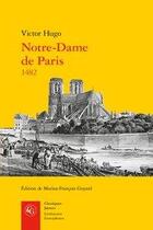 Couverture du livre « Notre-Dame de Paris » de Victor Hugo aux éditions Classiques Garnier