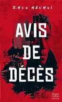 Couverture du livre « Avis de décès » de Zhou Haohui aux éditions Harpercollins