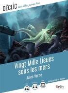 Couverture du livre « Vingt mille lieues sous les mers » de Jules Verne aux éditions Belin Education