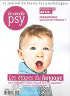 Couverture du livre « Le cercle psy n 26 les etapes du langage septembre 2017 » de  aux éditions Sciences Humaines