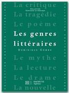 Couverture du livre « Les genres litteraires » de Vercier/Combe aux éditions Hachette Education