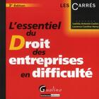 Couverture du livre « L'essentiel du droit des entreprises en difficulté (3e édition) » de Laurence Caroline Henry et Laetitia Antonini-Cochin aux éditions Gualino