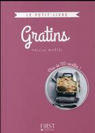 Couverture du livre « Gratins » de Heloise Martel aux éditions First