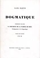 Couverture du livre « Dogmatique barth t.5 » de  aux éditions Labor Et Fides