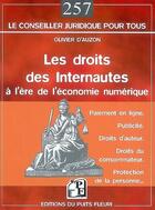 Couverture du livre « Les droits des internautes à l'ère de l'économie numérique » de Olivier D' Auzon aux éditions Puits Fleuri