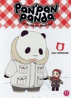 Couverture du livre « Pan'Pan panda ; une vie en douceur Tome 8 » de Sato Horokura aux éditions Nobi Nobi