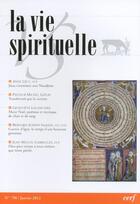 Couverture du livre « La vie spirituelle n 798 » de  aux éditions Cerf