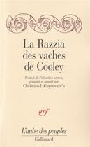 Couverture du livre « La razzia des vaches de cooley » de Anonyme aux éditions Gallimard