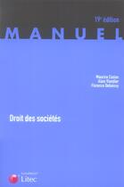 Couverture du livre « Droit des sociétés » de Maurice Cozian et Alain Viandier et Florence Deboissy aux éditions Lexisnexis