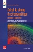 Couverture du livre « Calcul de champ électromagnétique : Exemples d'applications » de Tanneau/Ducreux aux éditions Tec Et Doc