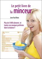 Couverture du livre « Petit livre de - minceur 2010 (édition 2010) » de Jean-Paul Blanc aux éditions First