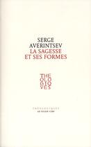 Couverture du livre « Sophia Logos t.1 ; la sagesse et ses formes » de Serge Averintsev aux éditions Ad Solem