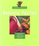 Couverture du livre « Balcons Faciles » de Philippe Ferret aux éditions Larousse