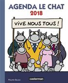 Couverture du livre « Le chat ; agenda (édition 2018) » de Philippe Geluck aux éditions Casterman