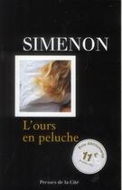 Couverture du livre « L'ours en peluche » de Georges Simenon aux éditions Presses De La Cite