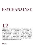 Couverture du livre « Psychanalyse t.12 » de  aux éditions Eres