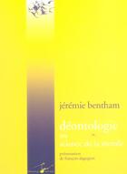 Couverture du livre « Déontologie ou science de la morale » de Jeremie Bentham aux éditions Encre Marine