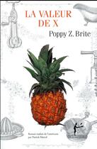 Couverture du livre « La valeur de x » de Poppy Z. Brite aux éditions Au Diable Vauvert