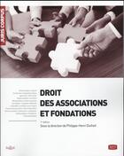 Couverture du livre « Droit des associations et fondations » de Philippe-Henri Dutheil aux éditions Juris Editions