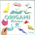 Couverture du livre « Origami thérapie : 25 modèles d'animaux, 200 feuilles pour les réaliser » de  aux éditions Solar