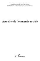 Couverture du livre « Actualité de l'économie sociale » de  aux éditions L'harmattan