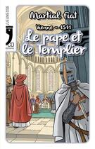 Couverture du livre « Le pape et le templier » de Martial Fiat aux éditions N'co éditions