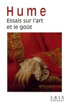 Couverture du livre « Essais sur l'art et le goût » de David Hume aux éditions Vrin