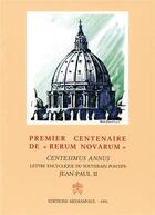 Couverture du livre « Centesimus annus » de Jean-Paul Ii aux éditions Mediaspaul